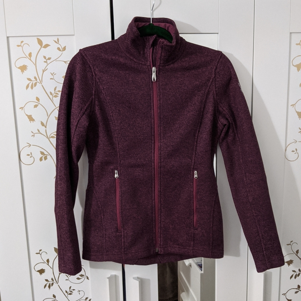 Spyder light fleece jacket small